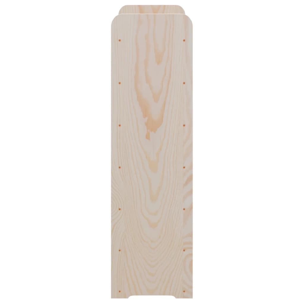 vidaXL Wijnrek met bovenblad 67,5x25x87 cm massief grenenhout