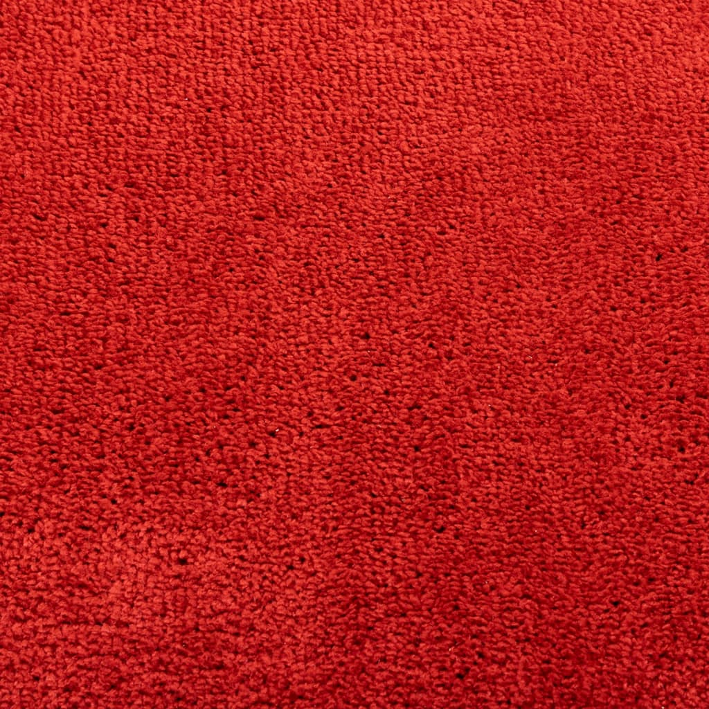 vidaXL Vloerkleed OVIEDO laagpolig 60x110 cm rood