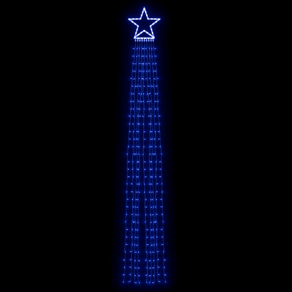 vidaXL Kerstboomverlichting 320 blauwe LED's 375 cm