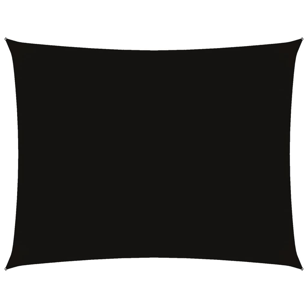 vidaXL Zonnescherm rechthoekig 4x5 m oxford stof zwart