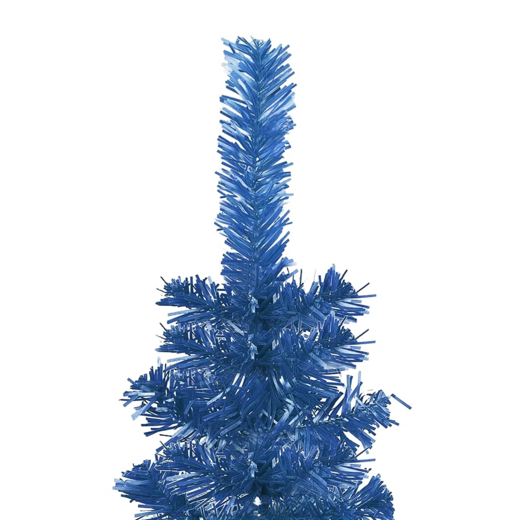 vidaXL Kerstboom smal 240 cm blauw