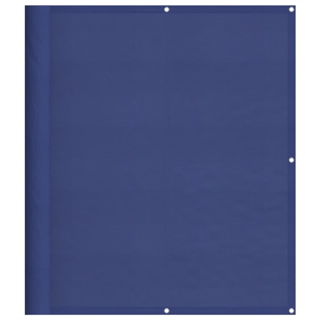 vidaXL Balkonscherm 120x1000 cm 100% oxford polyester blauw
