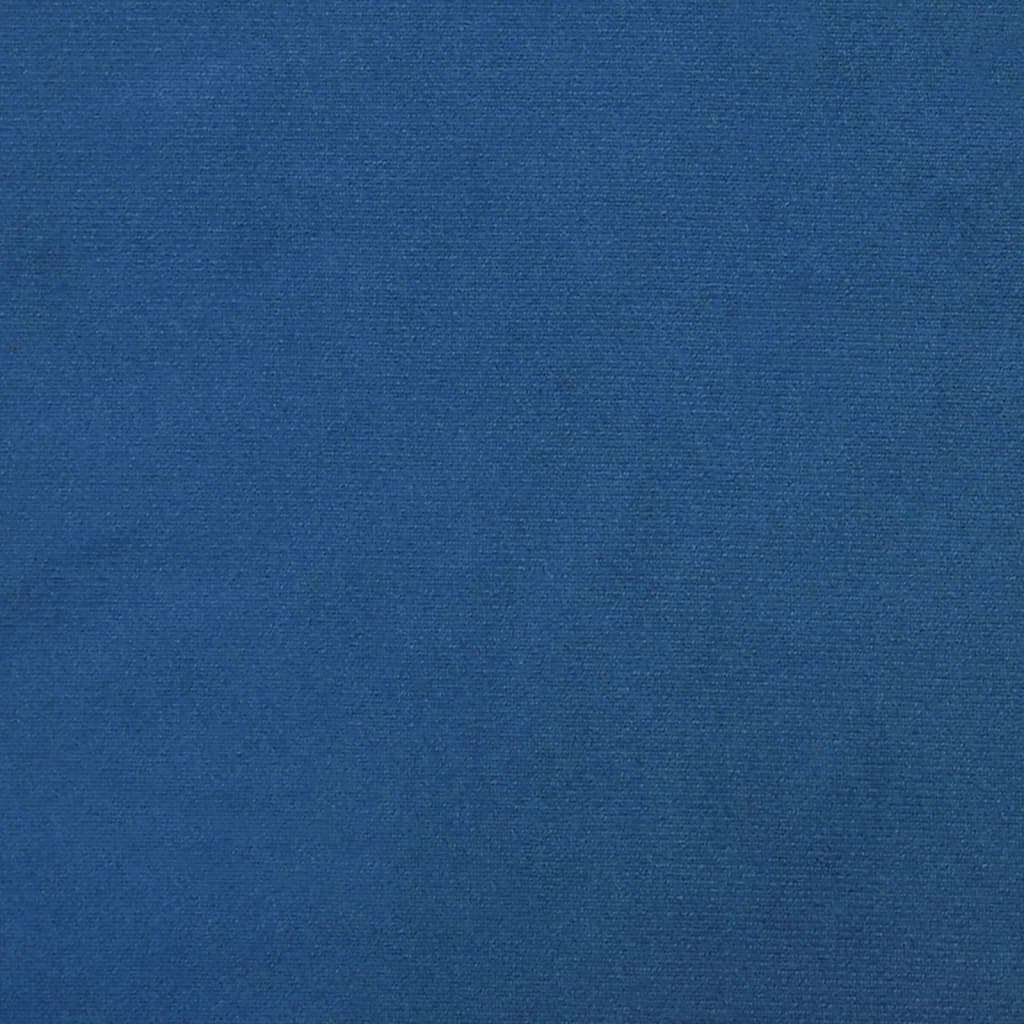 vidaXL Eetkamerstoelen draaibaar 2 st fluweel blauw