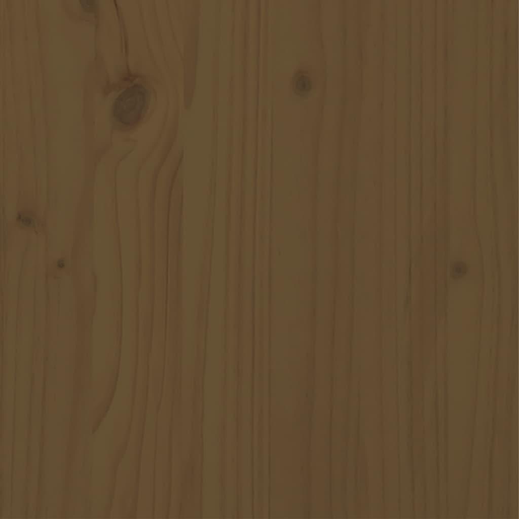 vidaXL Bedframe grenenhout honingbruin 90x190 cm 3FT Single
