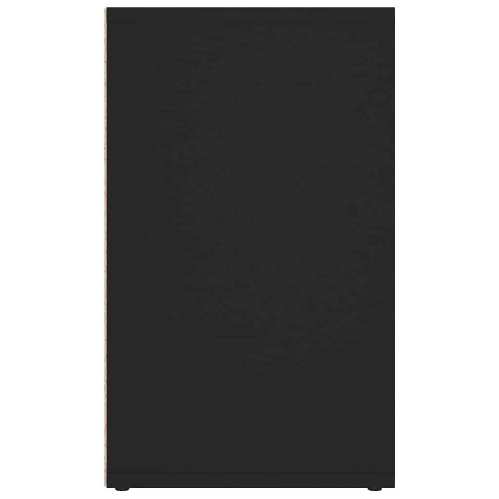 vidaXL Schoenenkast 52,5x30x50 cm zwart