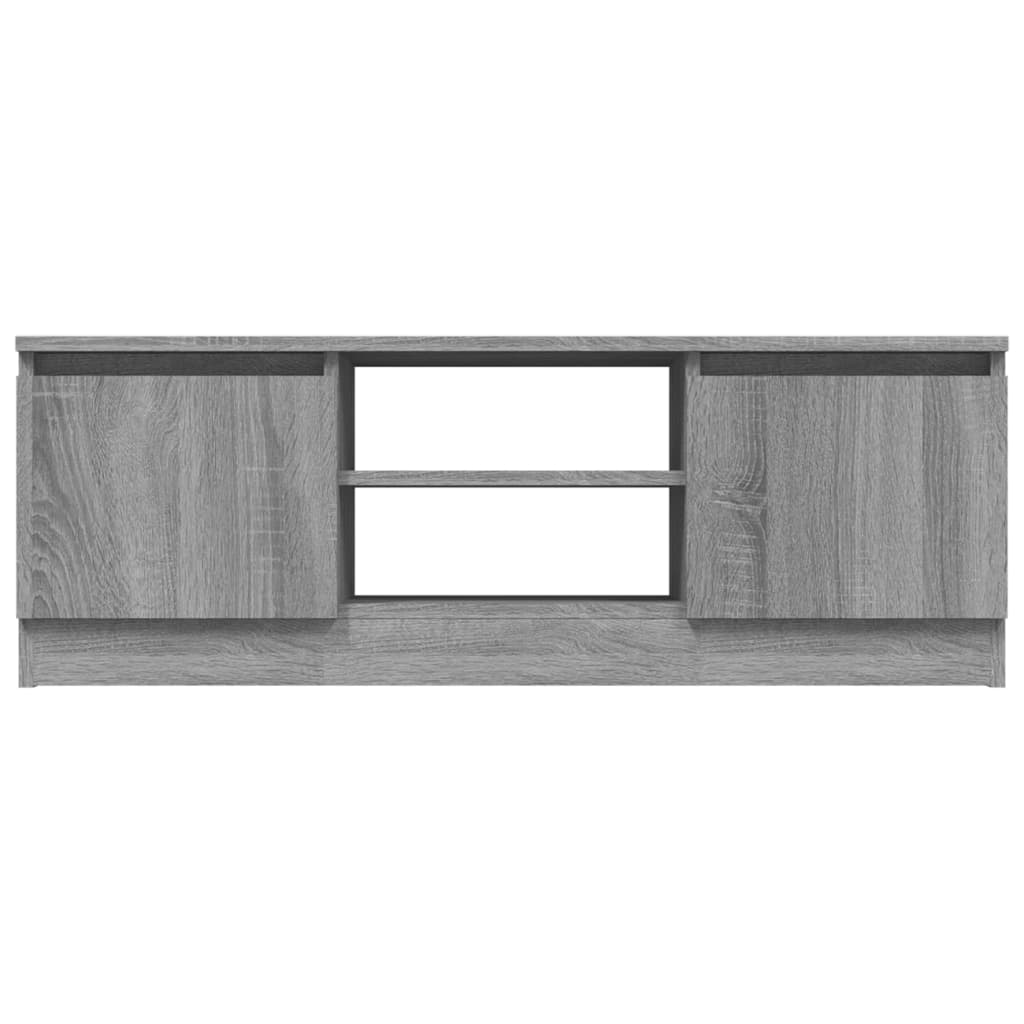 vidaXL Tv-meubel met deur 102x30x36 cm grijs sonoma eikenkleurig