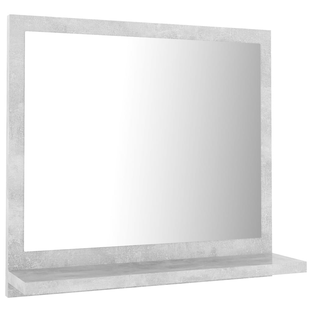 vidaXL Badkamerspiegel 40x10,5x37 cm spaanplaat betongrijs