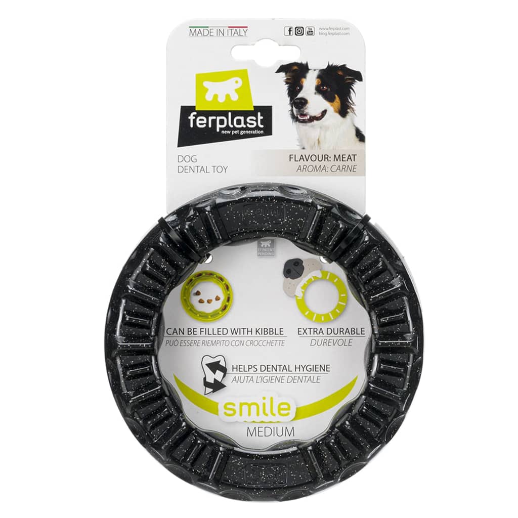 Ferplast Kauwspeeltje voor honden Smile medium zwart