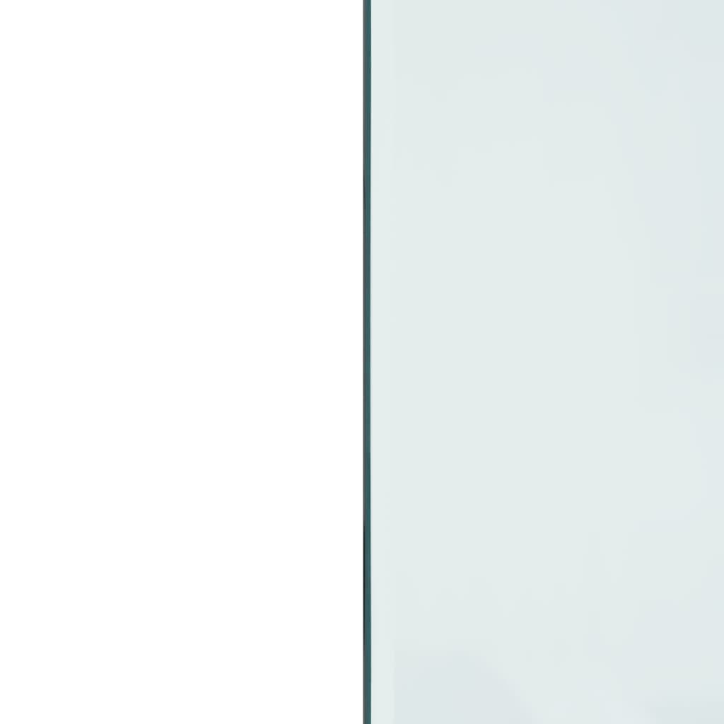 vidaXL Glasplaat openhaard rechthoekig 120x60 cm