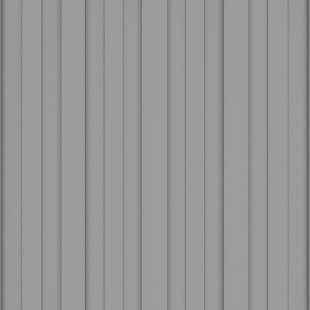 vidaXL Dakpanelen 12 st 60x45 cm gegalvaniseerd staal grijs