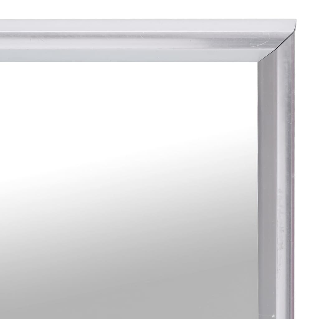 vidaXL Spiegel 100x60 cm zilverkleurig