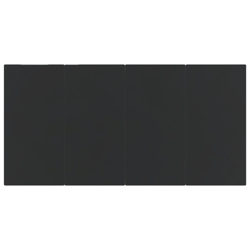 vidaXL 5-delige Tuinset zwart