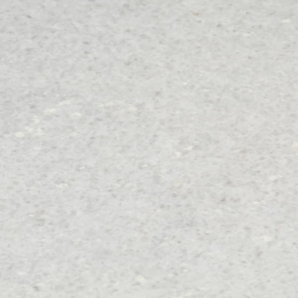vidaXL 2-delige Salontafelset marmer messingkleurig en wit