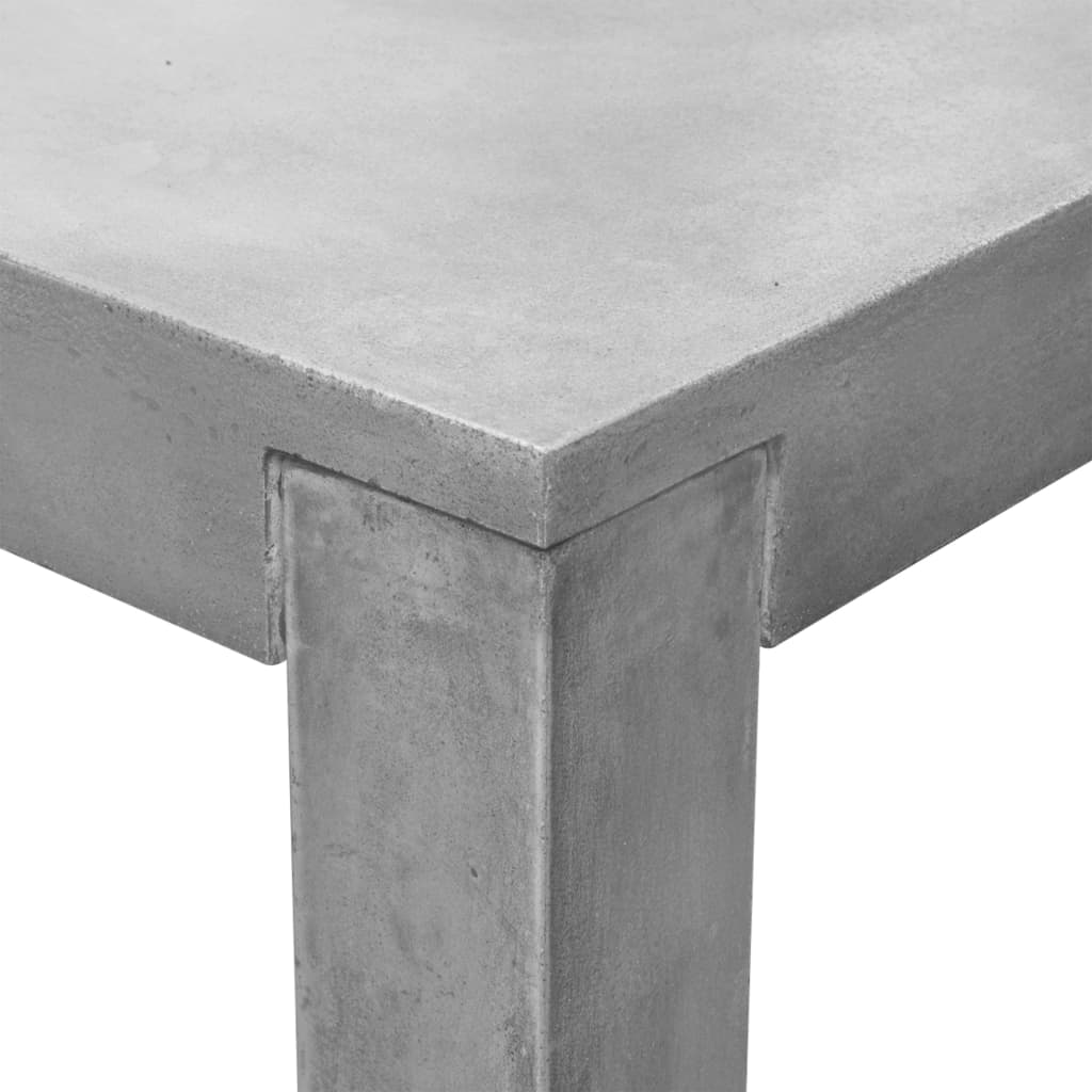 vidaXL 7-delig Tuinset beton