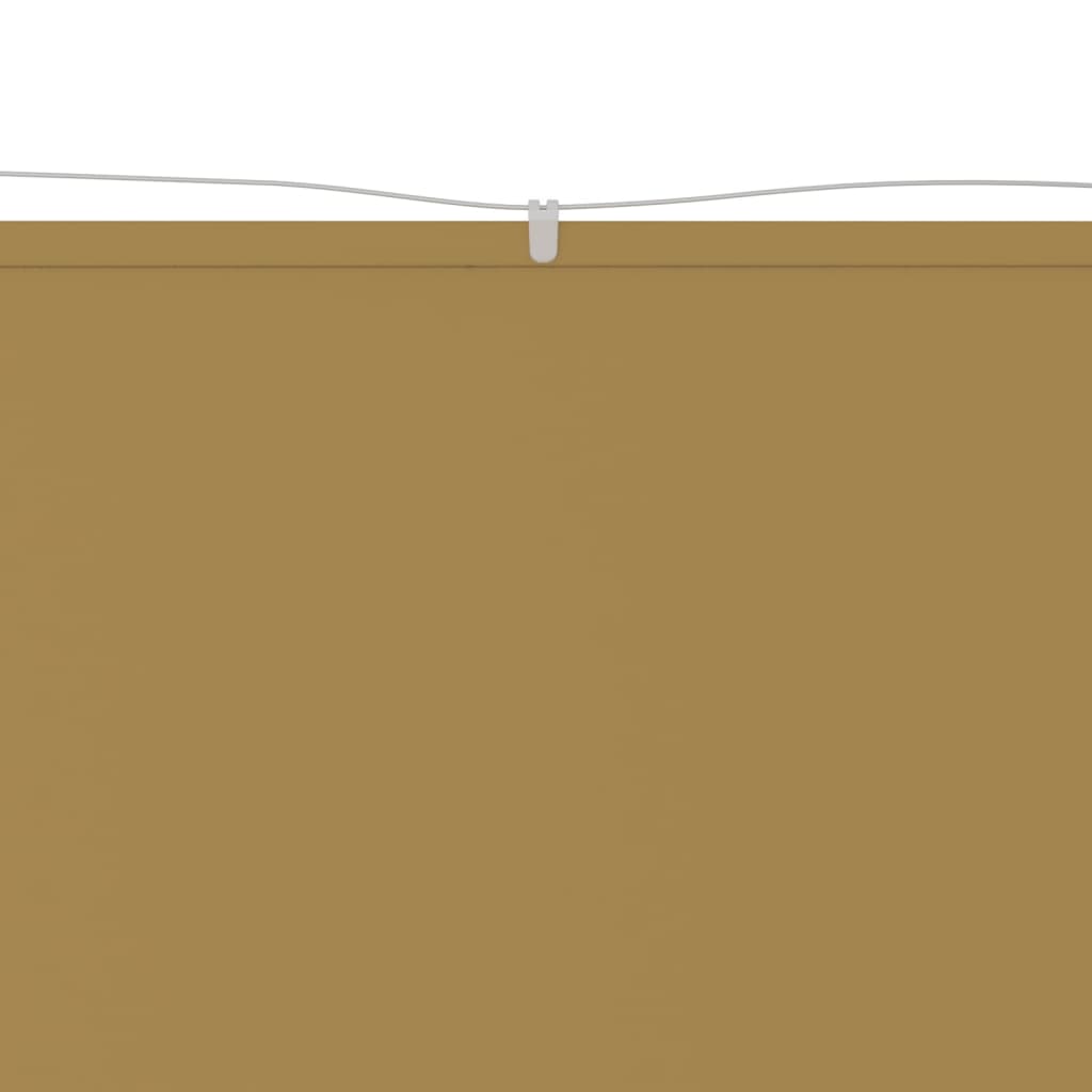 vidaXL Luifel verticaal 140x360 cm oxford stof beige