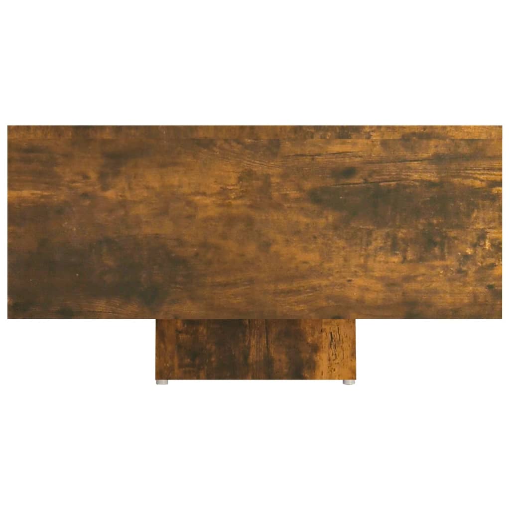 vidaXL Salontafel 85x55x31 cm bewerkt hout gerookt eikenkleurig