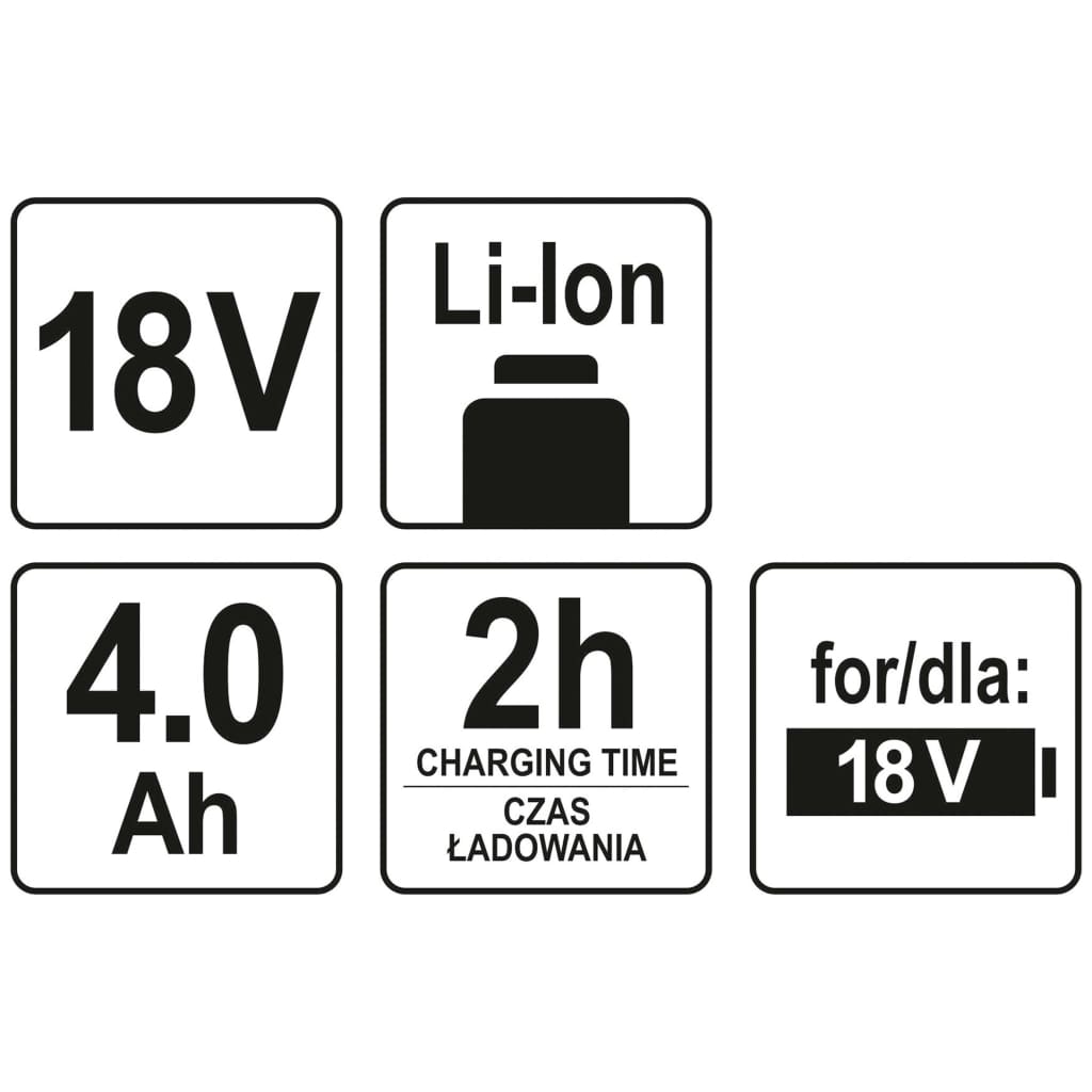 YATO Accu lithium-ion 4,0 Ah 18 V