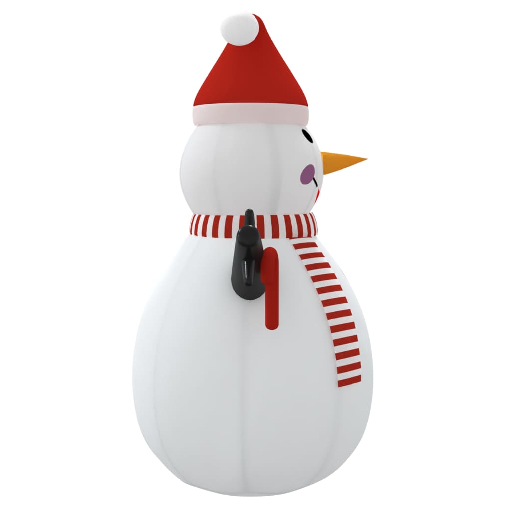 vidaXL Sneeuwpop opblaasbaar met LED's 460 cm