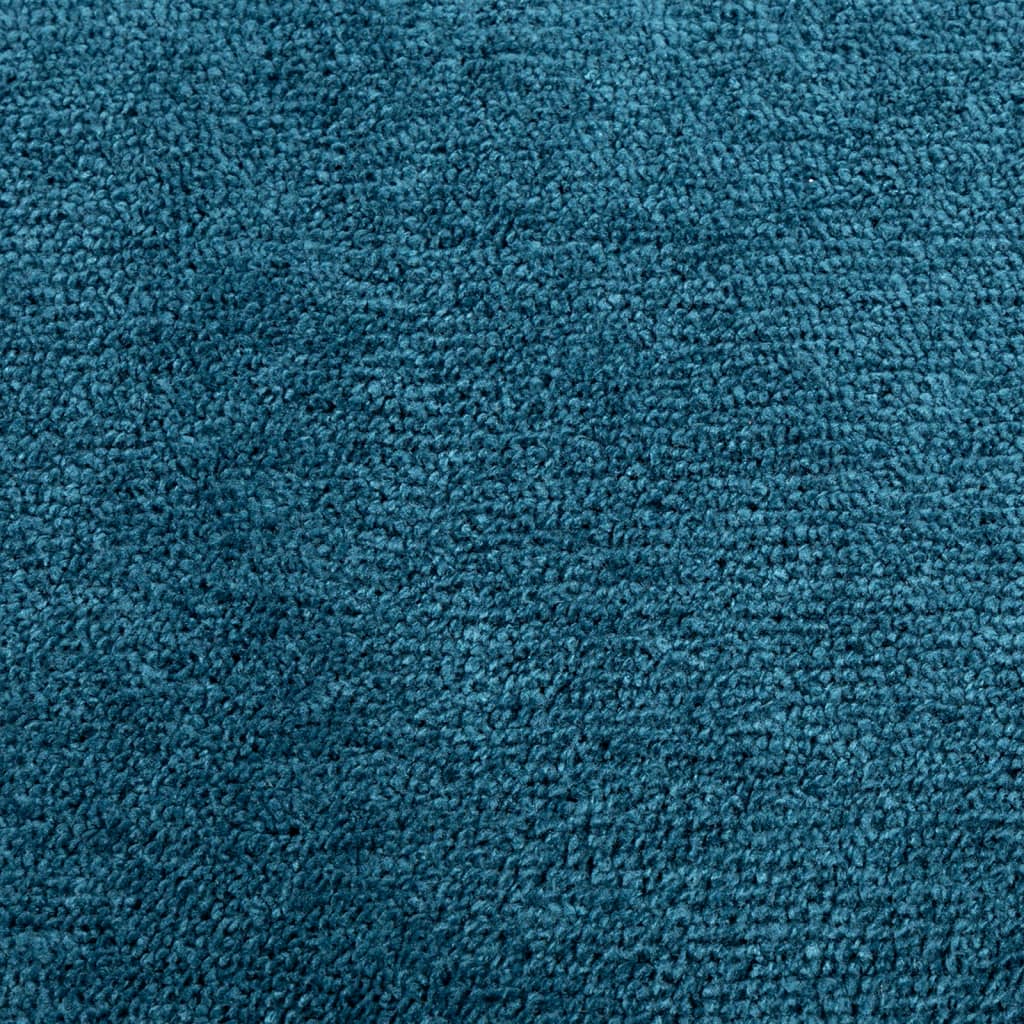 vidaXL Vloerkleed OVIEDO laagpolig 140x200 cm turquoise
