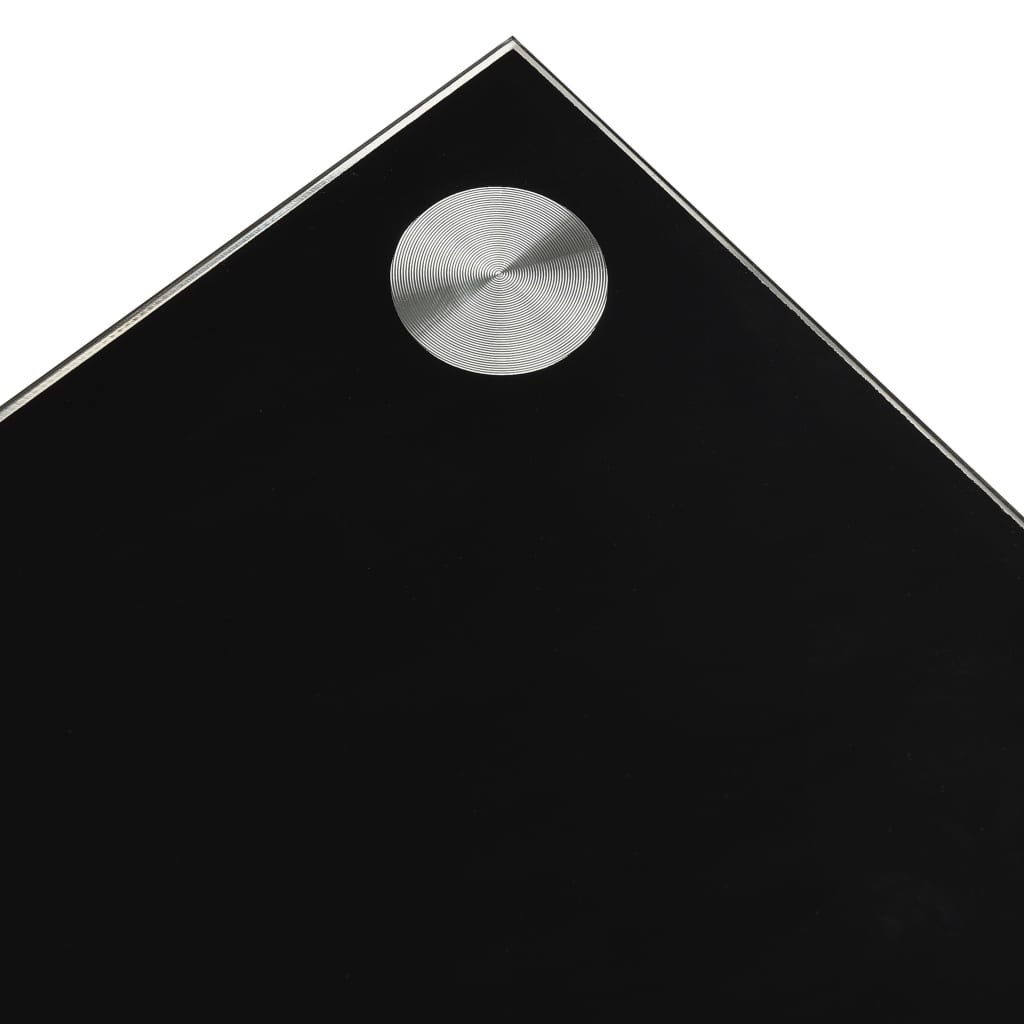 vidaXL Salontafel 110x43x60 cm gehard glas zwart