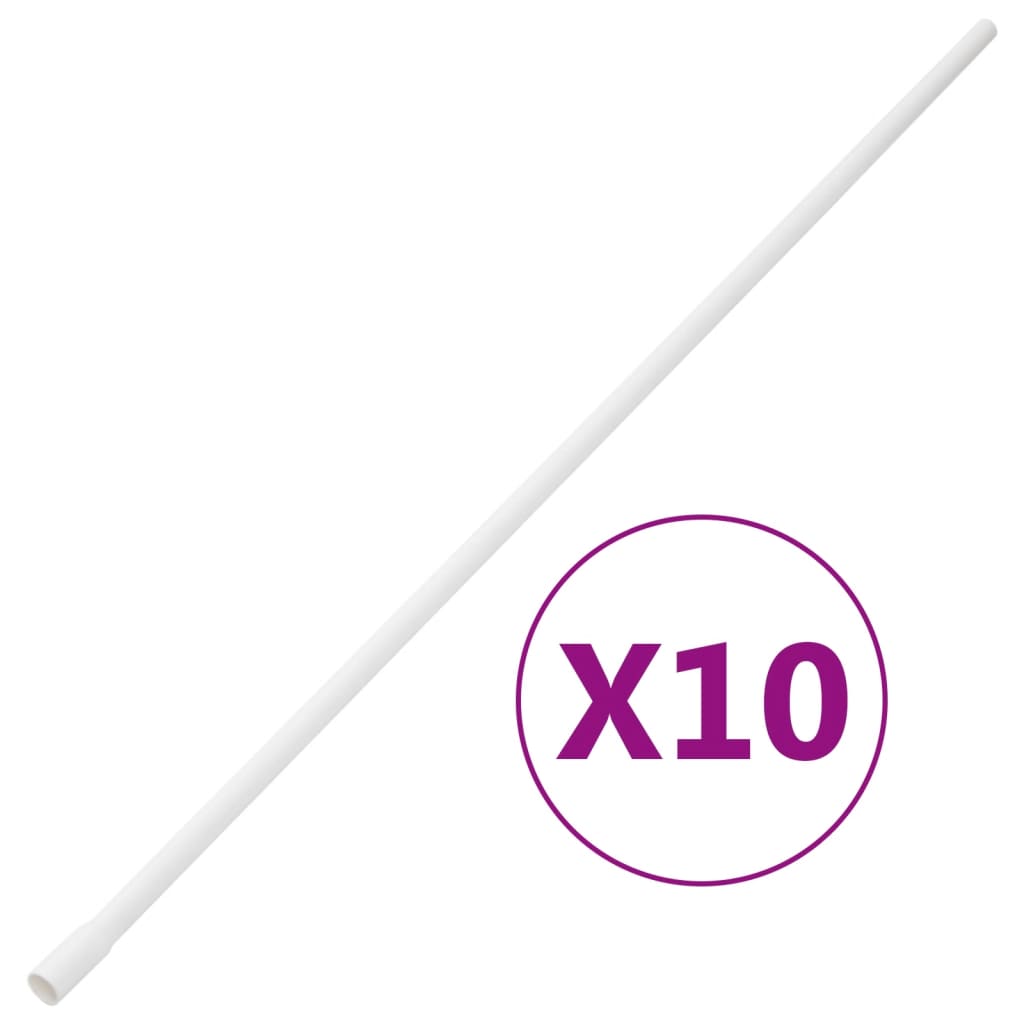 vidaXL Kabelgoot Ø16 mm 10 m PVC