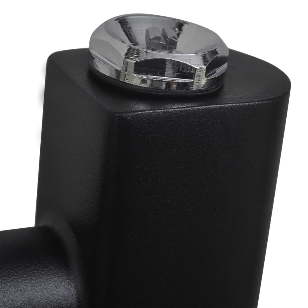 vidaXL Radiator / handdoekenrek recht 500x1160 mm zwart