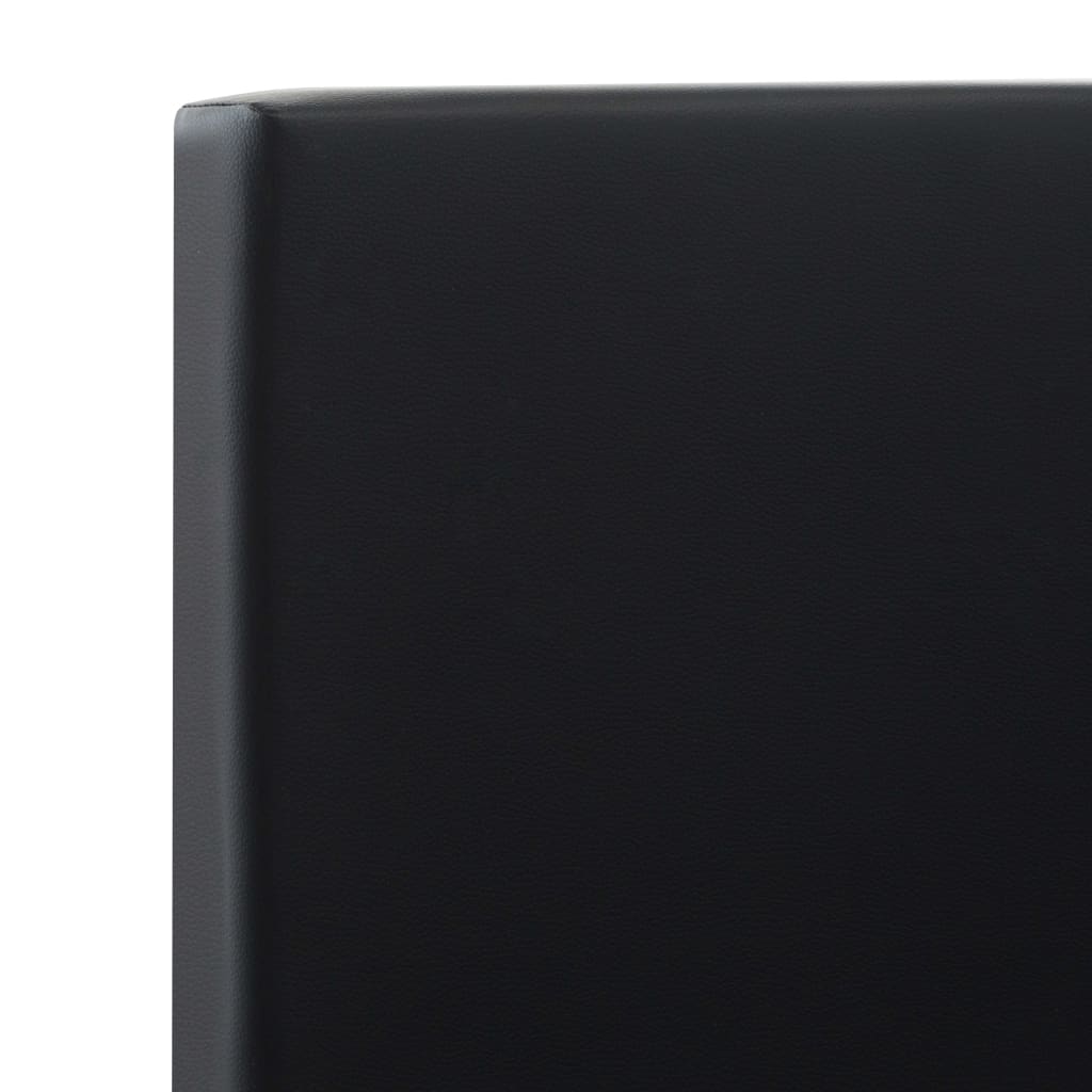 vidaXL Bedframe met lades kunstleer zwart 180x200 cm