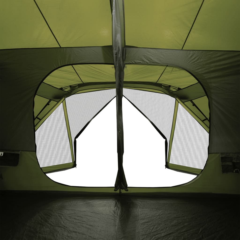vidaXL Tent 10-persoons waterdicht groen