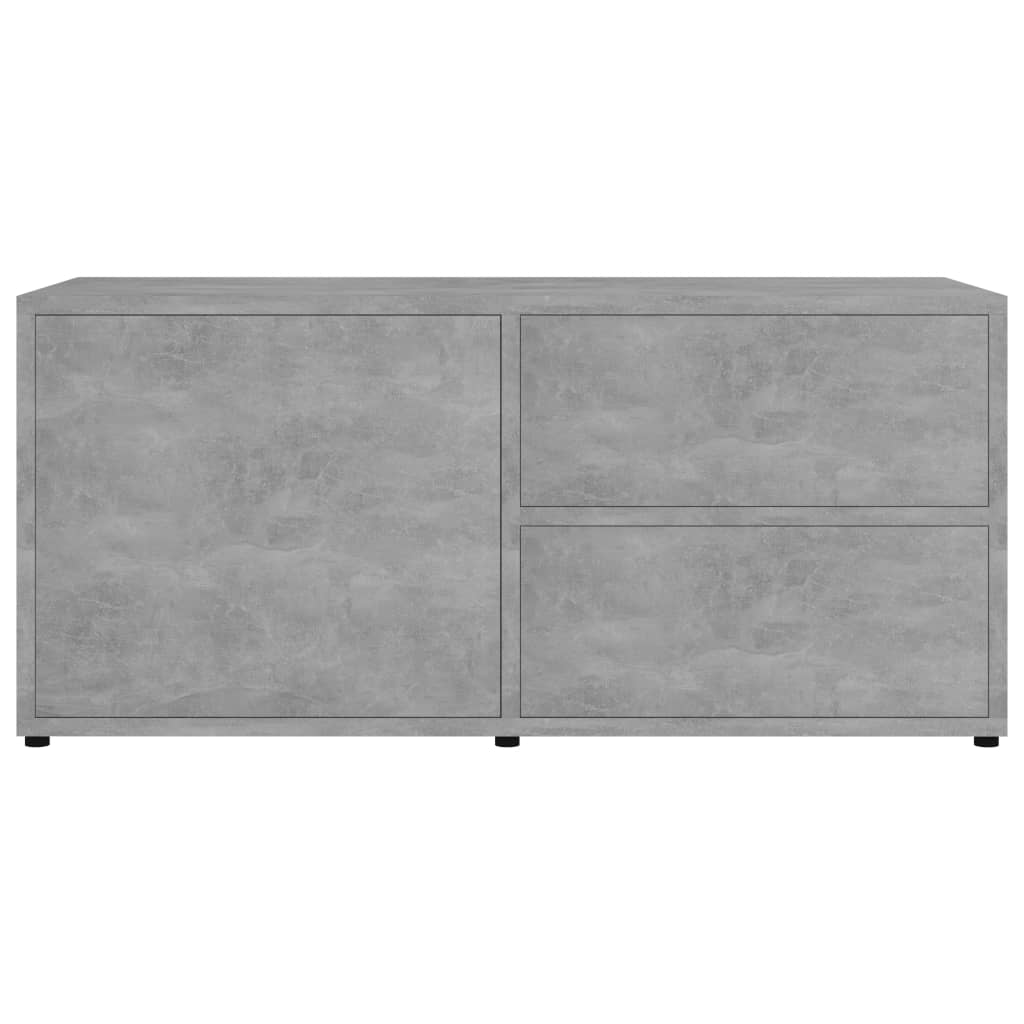 vidaXL Tv-meubel 80x34x36 cm spaanplaat betongrijs