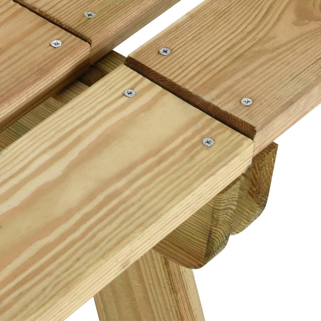 vidaXL 4-delige Tuinset geïmpregneerd grenenhout