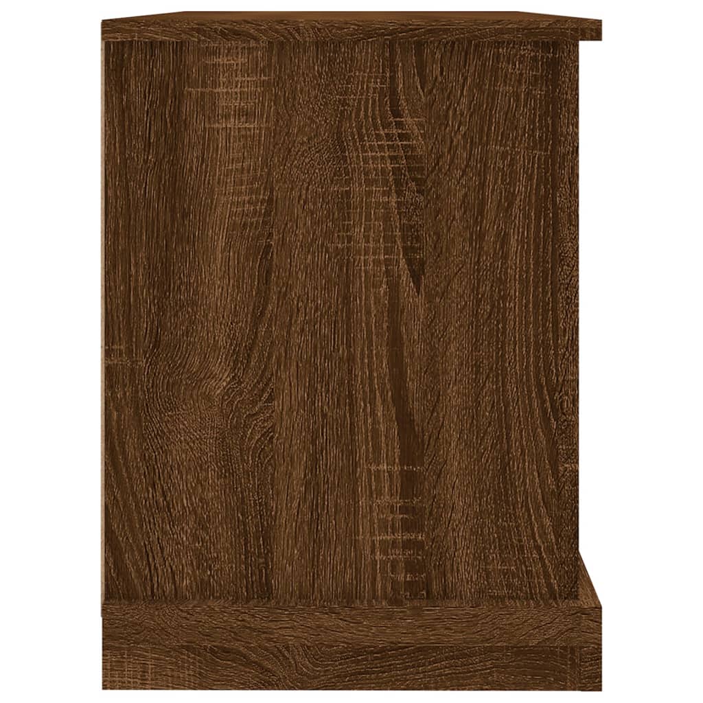 vidaXL Tv-meubel 73x35,5x47,5 cm bewerkt hout bruin eikenkleur