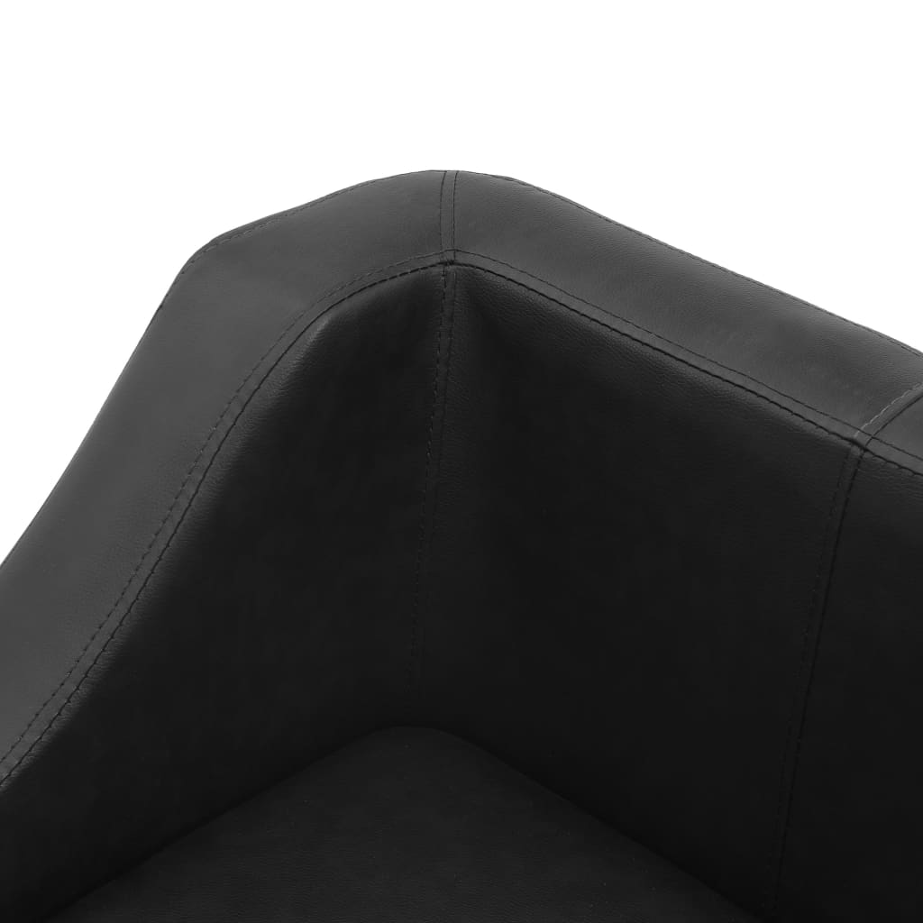 vidaXL Hondenbank 67x52x40 cm kunstleer zwart