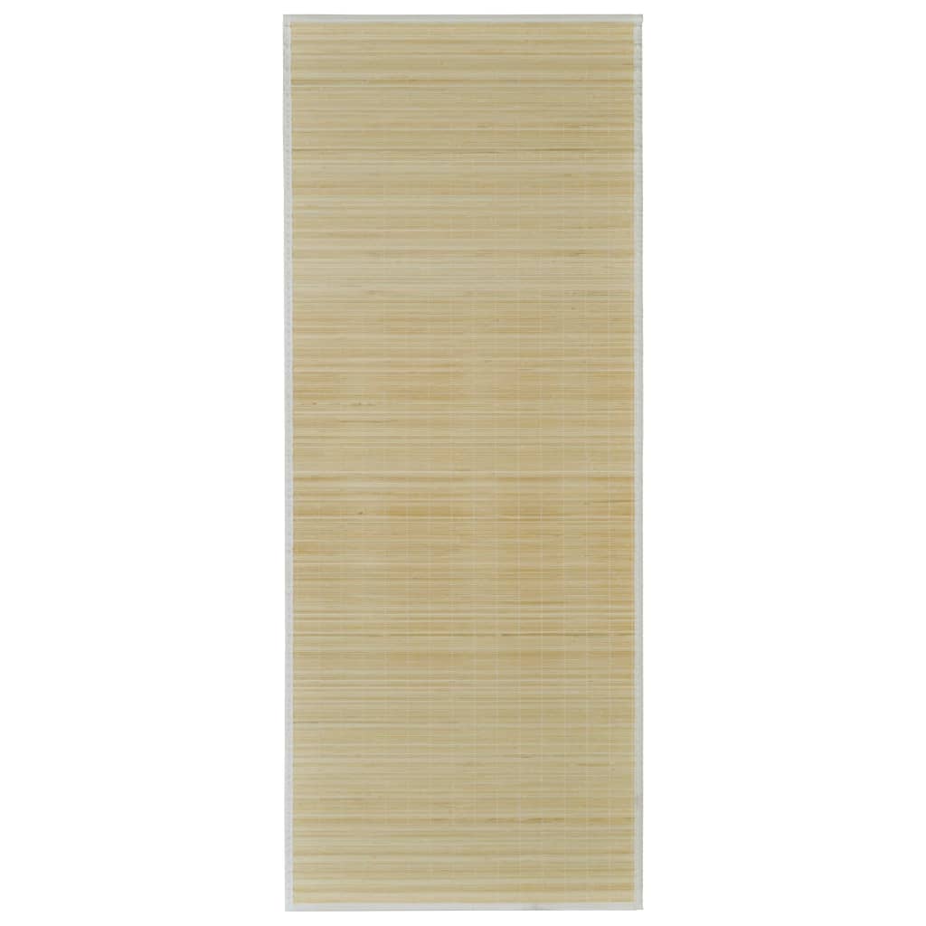 vidaXL Tapijt rechthoekig 150x200 cm bamboe naturel
