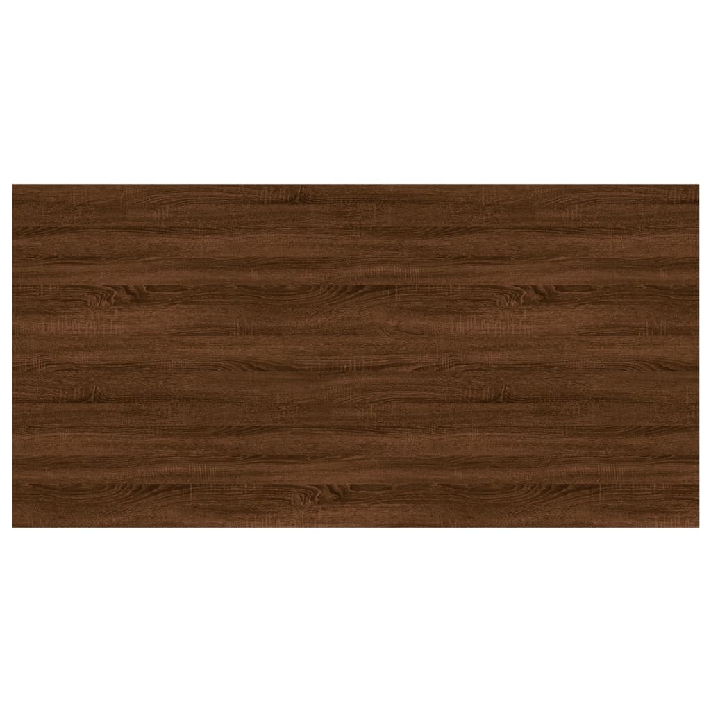 vidaXL Wandschappen 4 st 100x50x1,5 cm bewerkt hout bruineikenkleurig