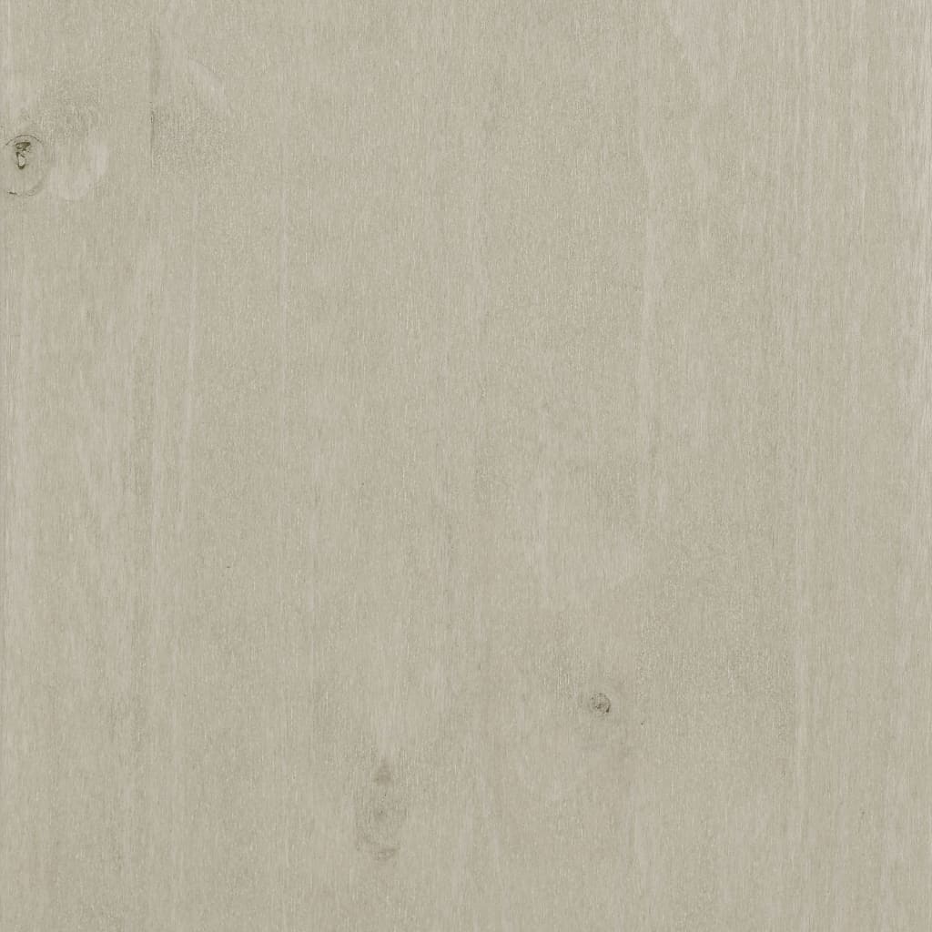 vidaXL Nachtkastje HAMAR 40x35x44,5 cm massief grenenhout wit