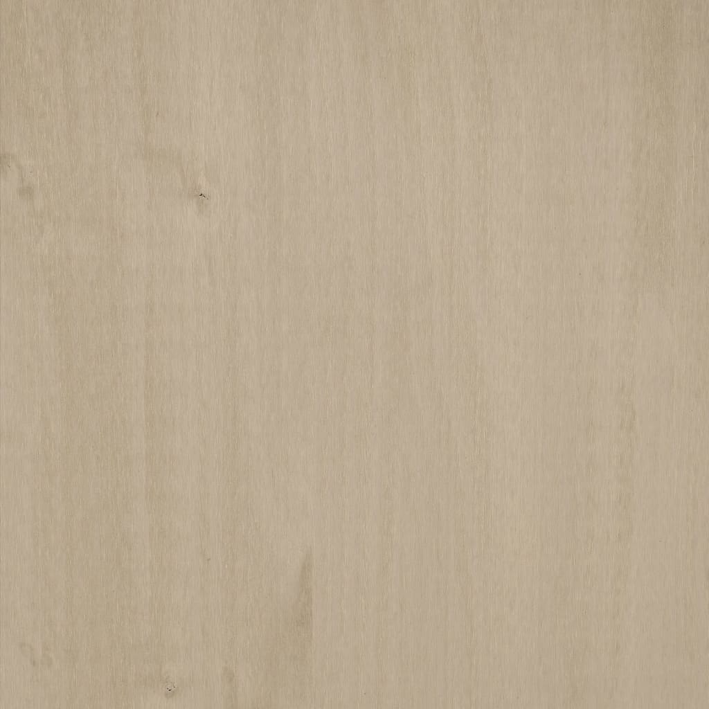 vidaXL Schoenenkast HAMAR 59,5x35x117 cm grenenhout honingbruin