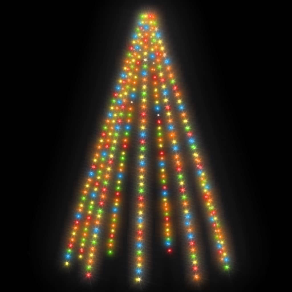 vidaXL Kerstboomverlichting met 400 LED's meerkleurig net 400 cm