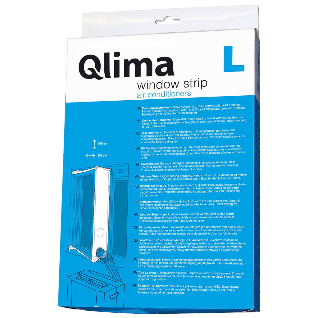 Qlima Airco-accessoire Window fitting KIT groot