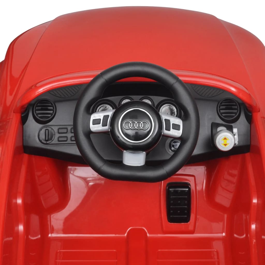 vidaXL Kinderauto elektrisch met afstandsbediening Audi TT RS rood