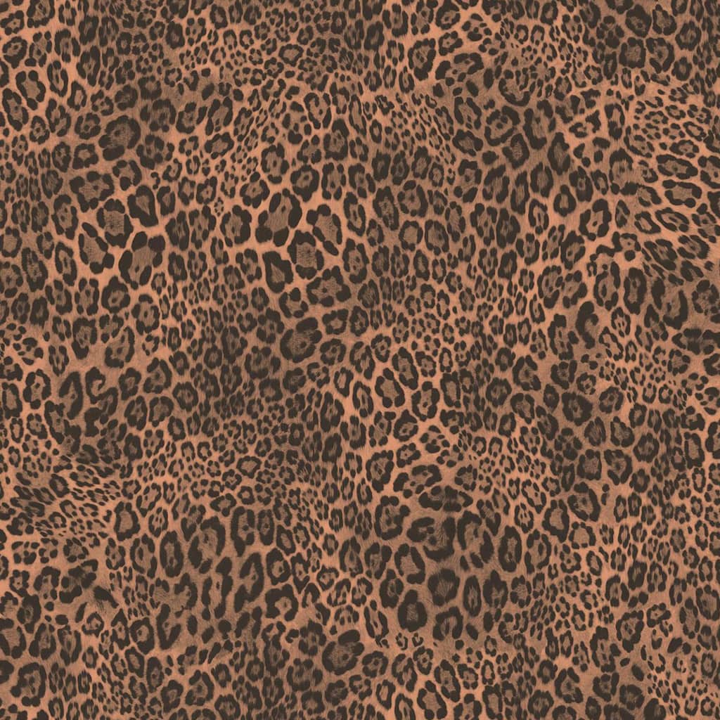 Noordwand Behang Leopard Print bruin