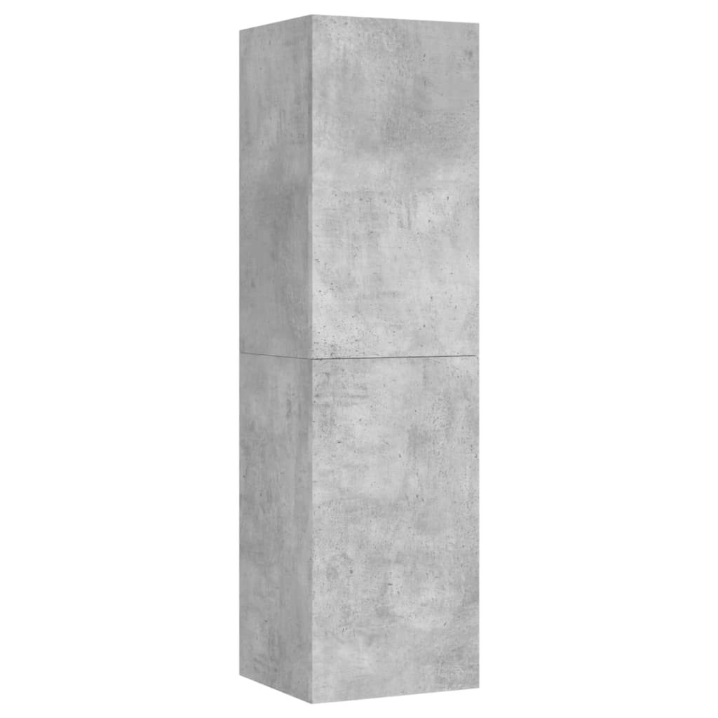 vidaXL Tv-meubel 30,5x30x110 cm spaanplaat betongrijs