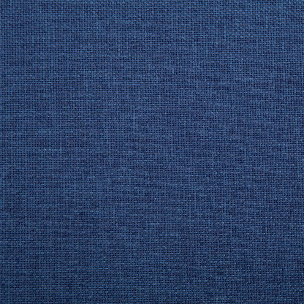 vidaXL Fauteuil kubus stof blauw