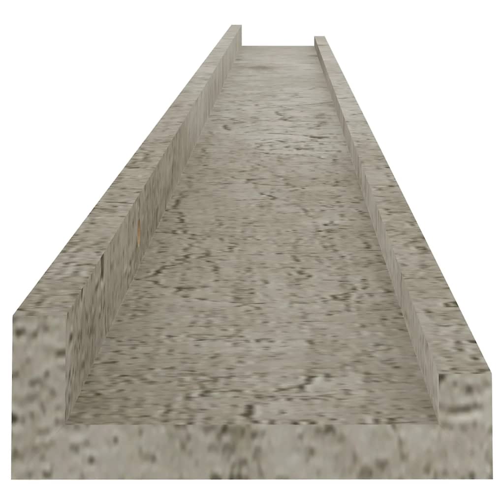 vidaXL Wandschappen 4 st 115x9x3 cm betongrijs