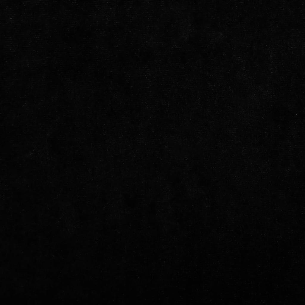 vidaXL Hondenmand 70x45x30 cm fluweel zwart