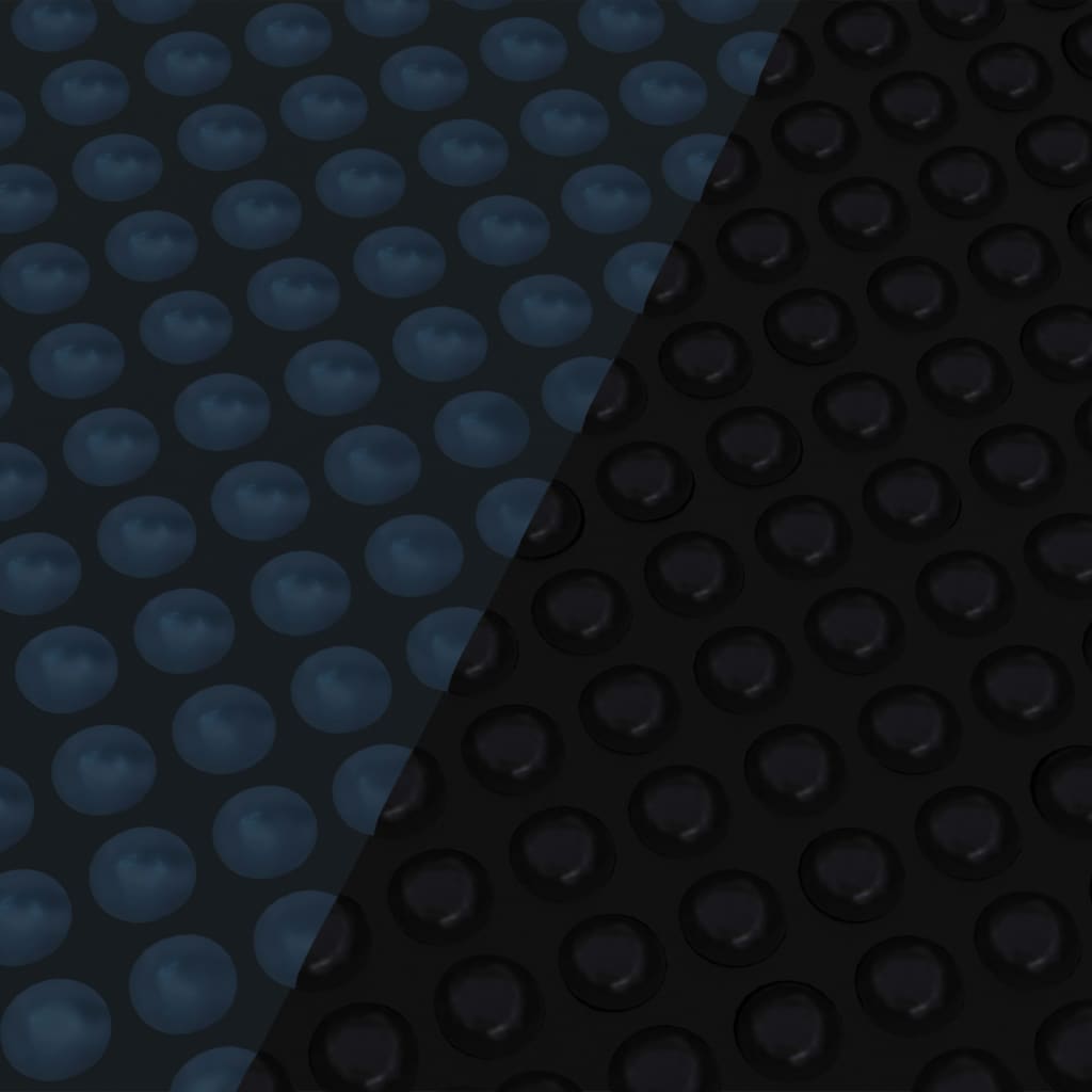 vidaXL Zwembadfolie solar drijvend 260x160 cm PE zwart en blauw