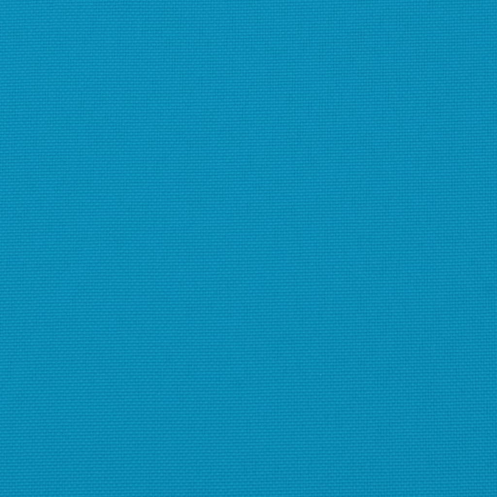 vidaXL Palletkussen 50x40x12 cm stof blauw
