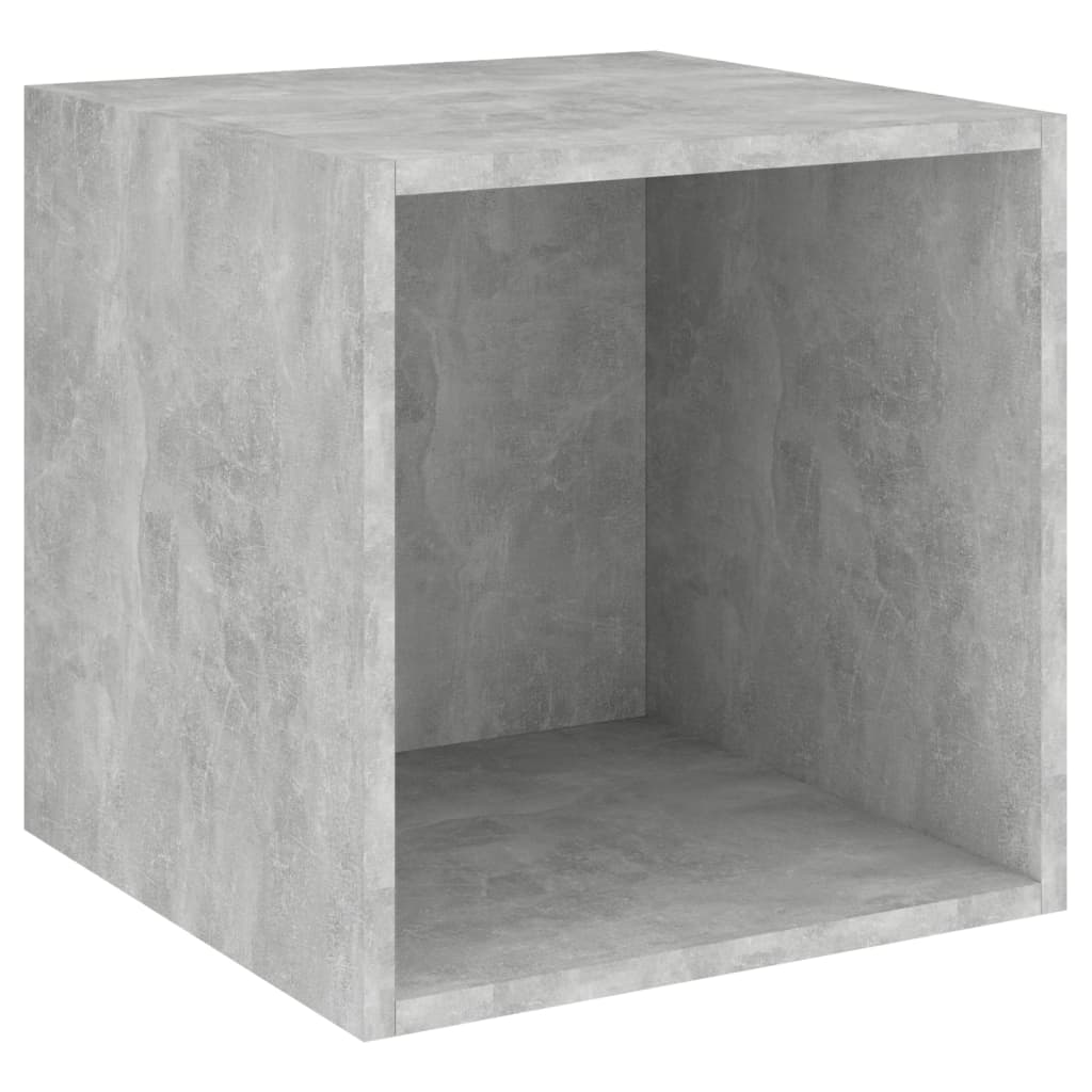 vidaXL 2-delige Tv-meubelset spaanplaat betongrijs