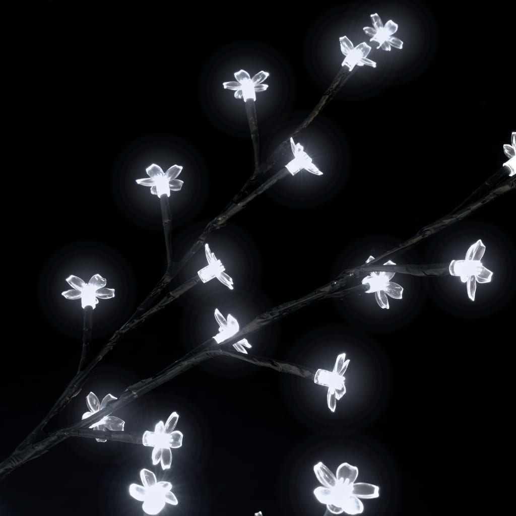 vidaXL Kerstboom 1200 LED's koudwit licht kersenbloesem 400 cm