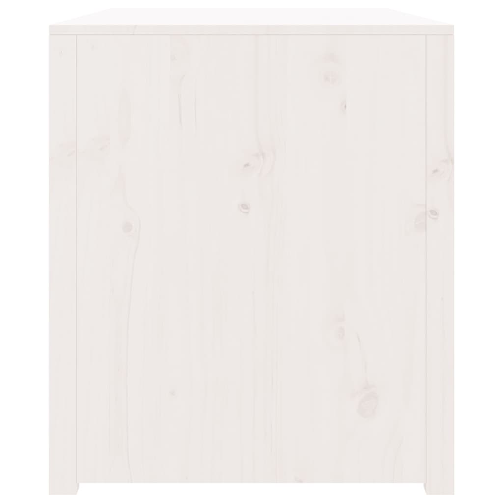 vidaXL Keukenkast voor buiten 106x55x64 cm massief grenenhout wit