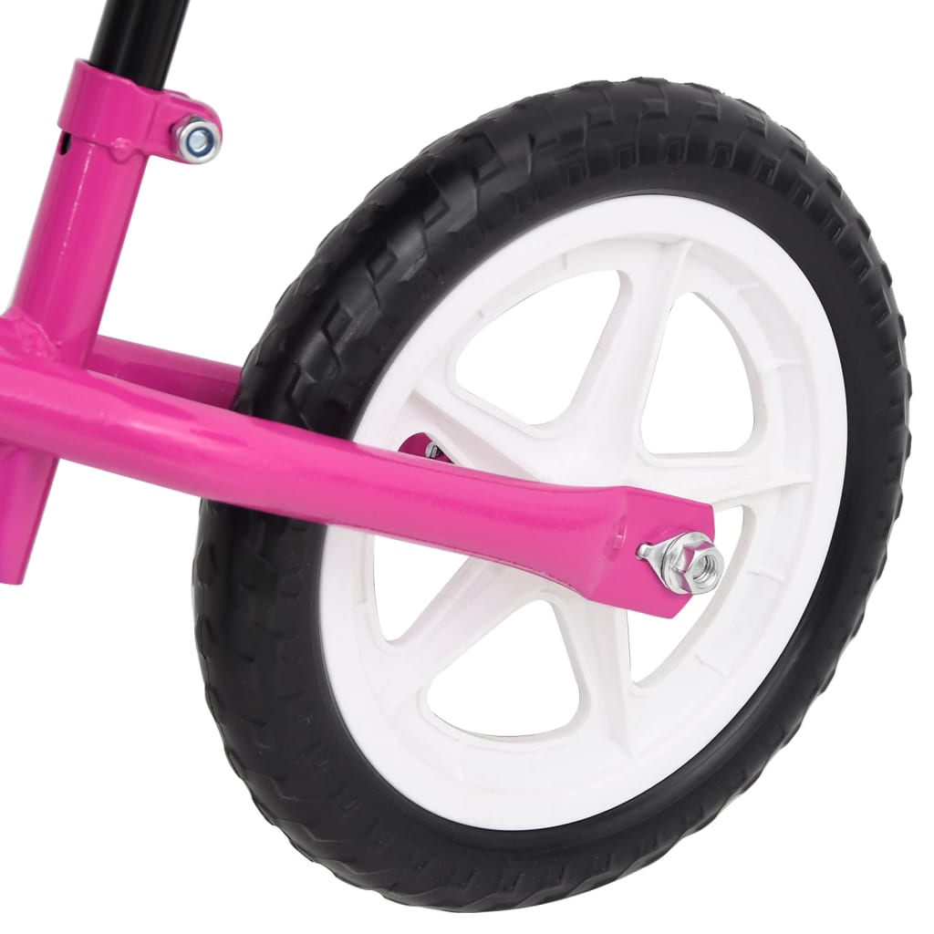 vidaXL Loopfiets met 9,5 inch wielen roze